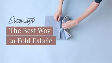 how to fold a fabric